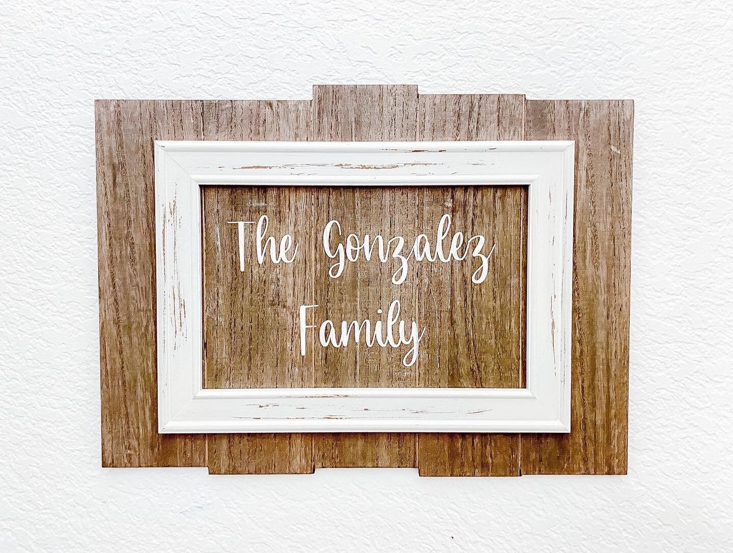 The Family Sign Rustic Home Decor / Custom Farmhouse Sign