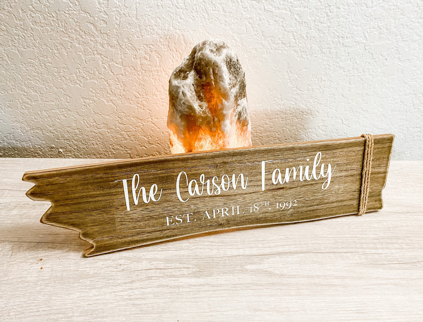 Family Name Wedding Anniversary Custom Sign