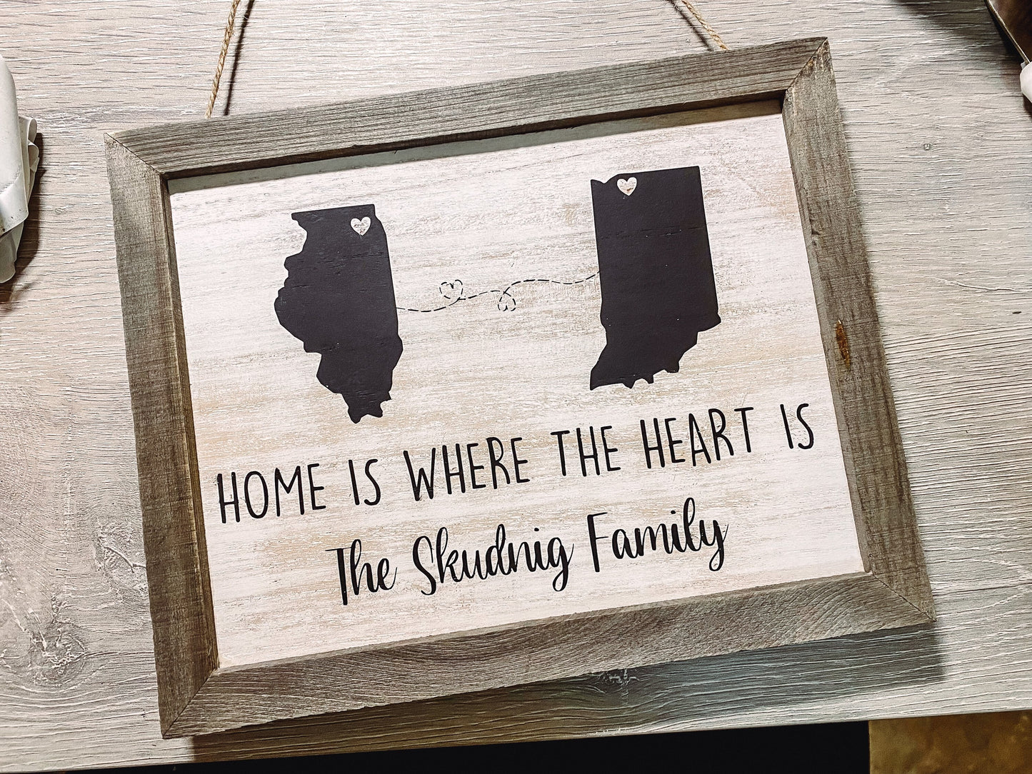 You Are My Greatest Adventure | Home Is Where the Heart Is Custom State to State Cross Country Family Moving Sign