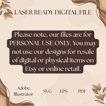 Welcome To Our Coop Digital File for Cricut, Glowforge, Thunder Laser, XTool | Custom Coop Sign File | Adobe Illustrator, SVG, EPS, PDF