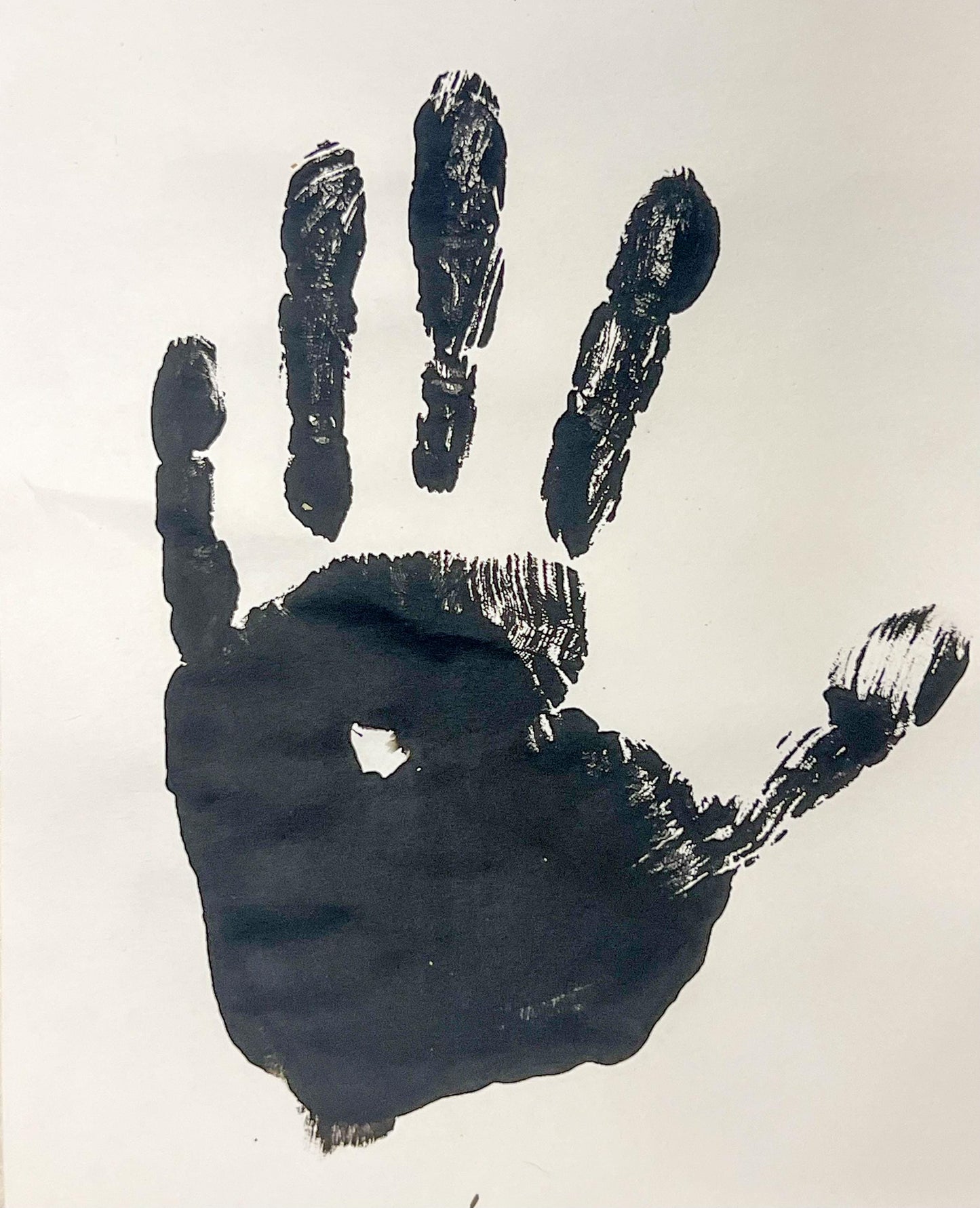 Laser Engraved Custom Acacia Wood Cutting Board with Handprint and Child's Writing | Personalized Message Charcuterie Board Gift for Mom Dad