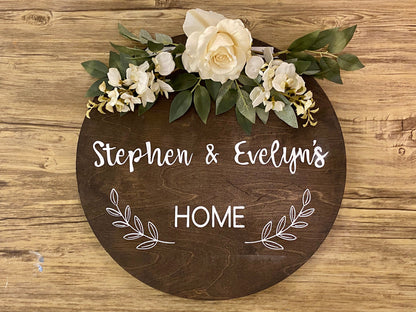 Custom Front Door Welcome Decor Sign