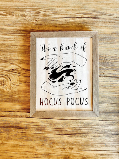 If the Broom Fits... Fly It! / It’s a Bunch if Hocus Pocus / Happy Fall - Homemade Wooden Wall Signs Fall Decor