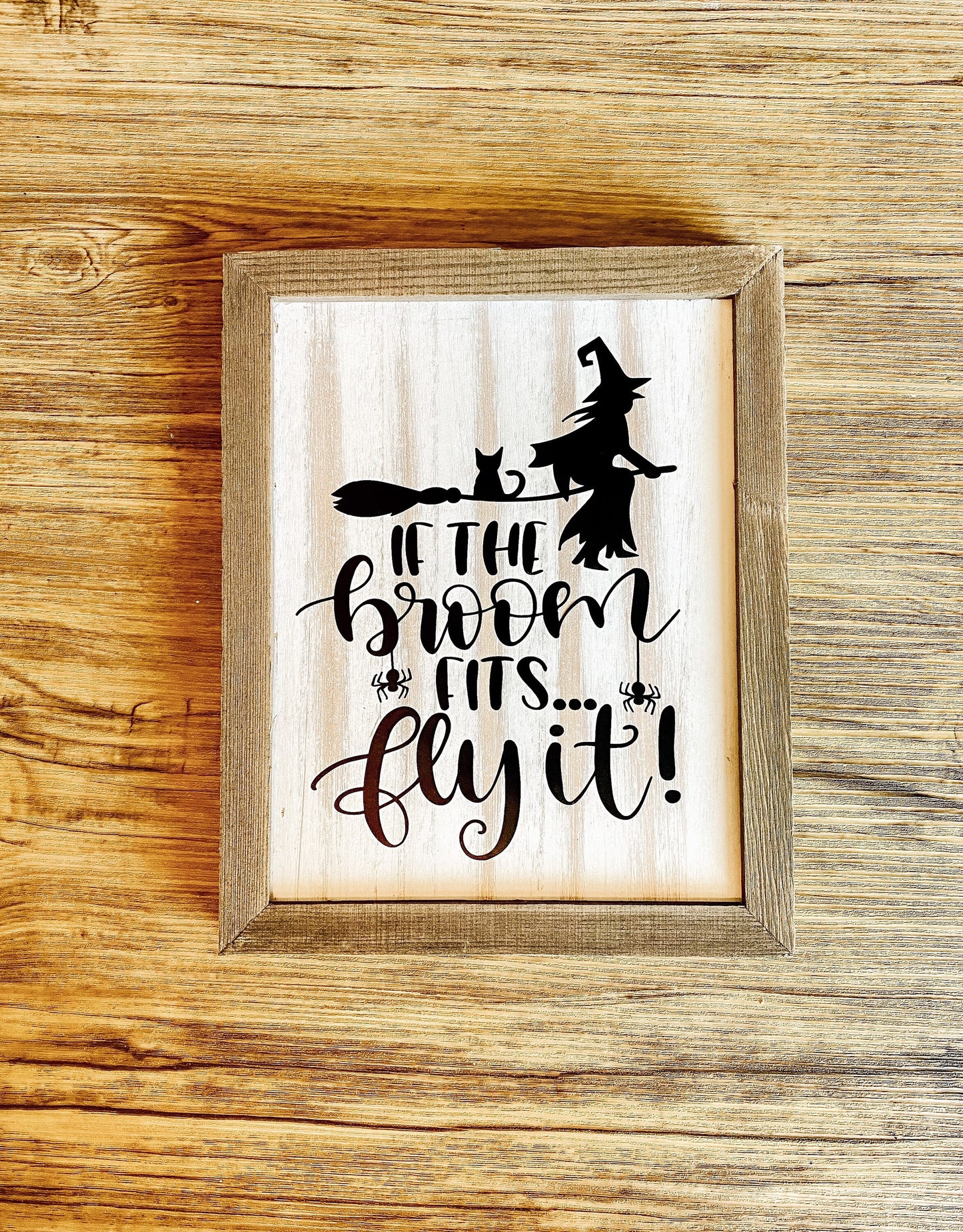 If the Broom Fits... Fly It! / It’s a Bunch if Hocus Pocus / Happy Fall - Homemade Wooden Wall Signs Fall Decor