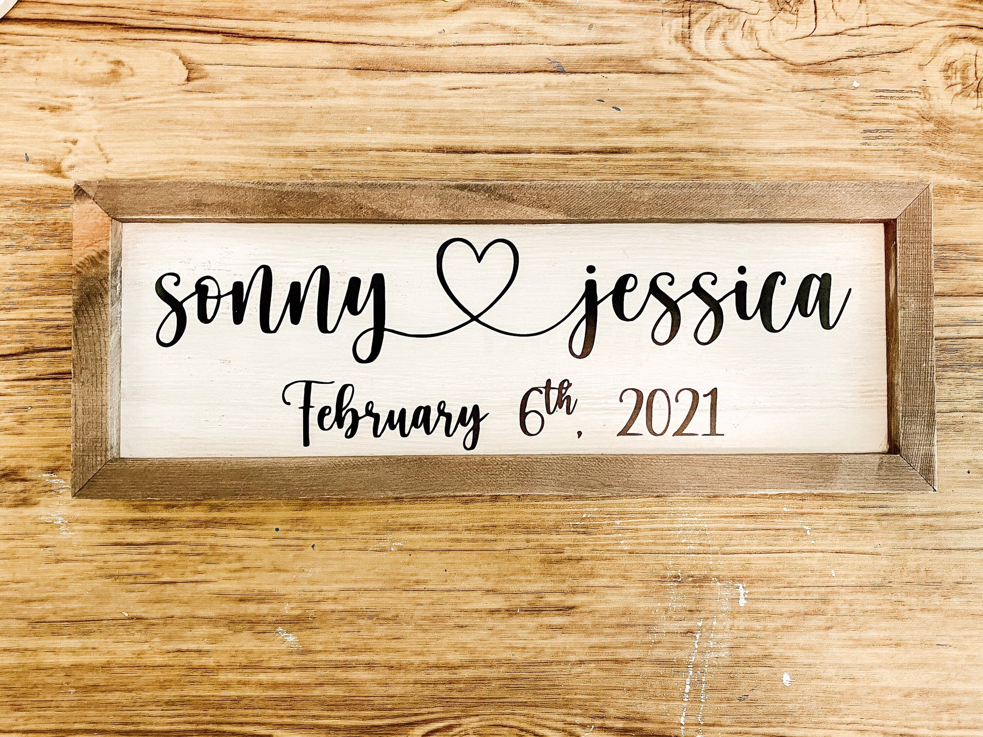 Wedding Sign / Couples Sign / Family Sign Custom Farmhouse Wall Decor