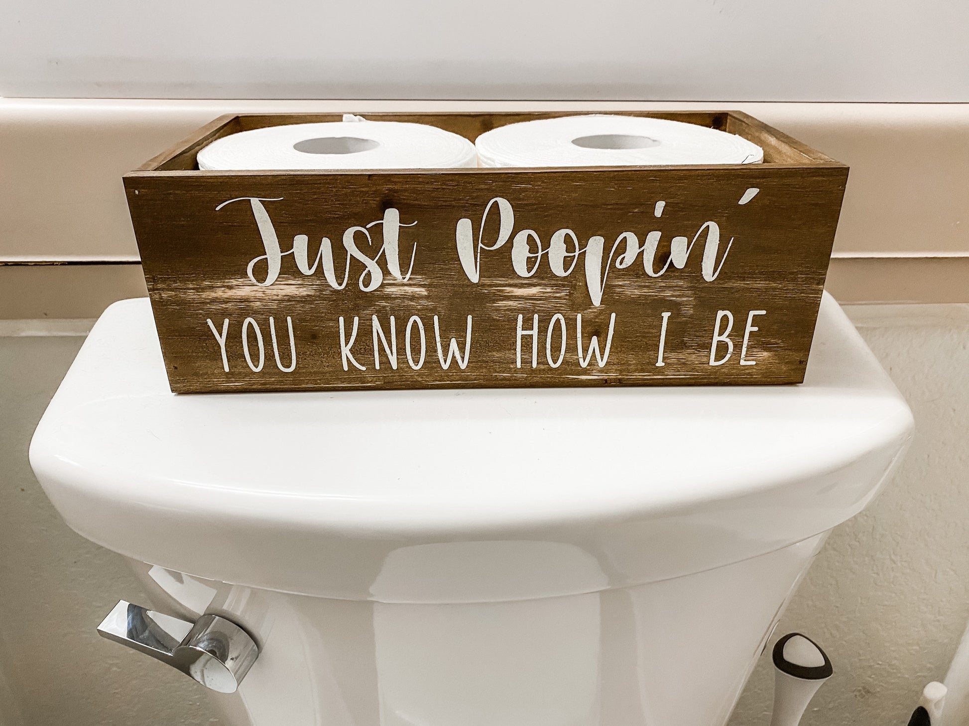 Just Poopin’ You Know How I Be - The Office Funny Toilet Paper Basket