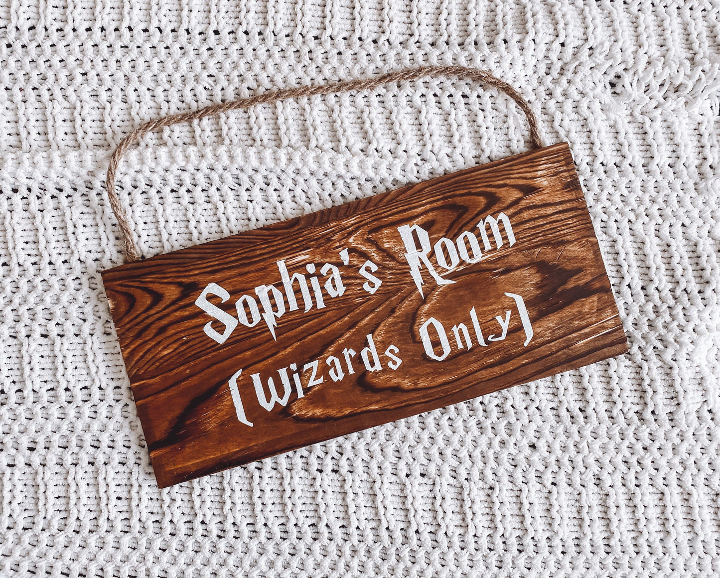 Custom Wizard Name Sign / Wizards Welcome Sign