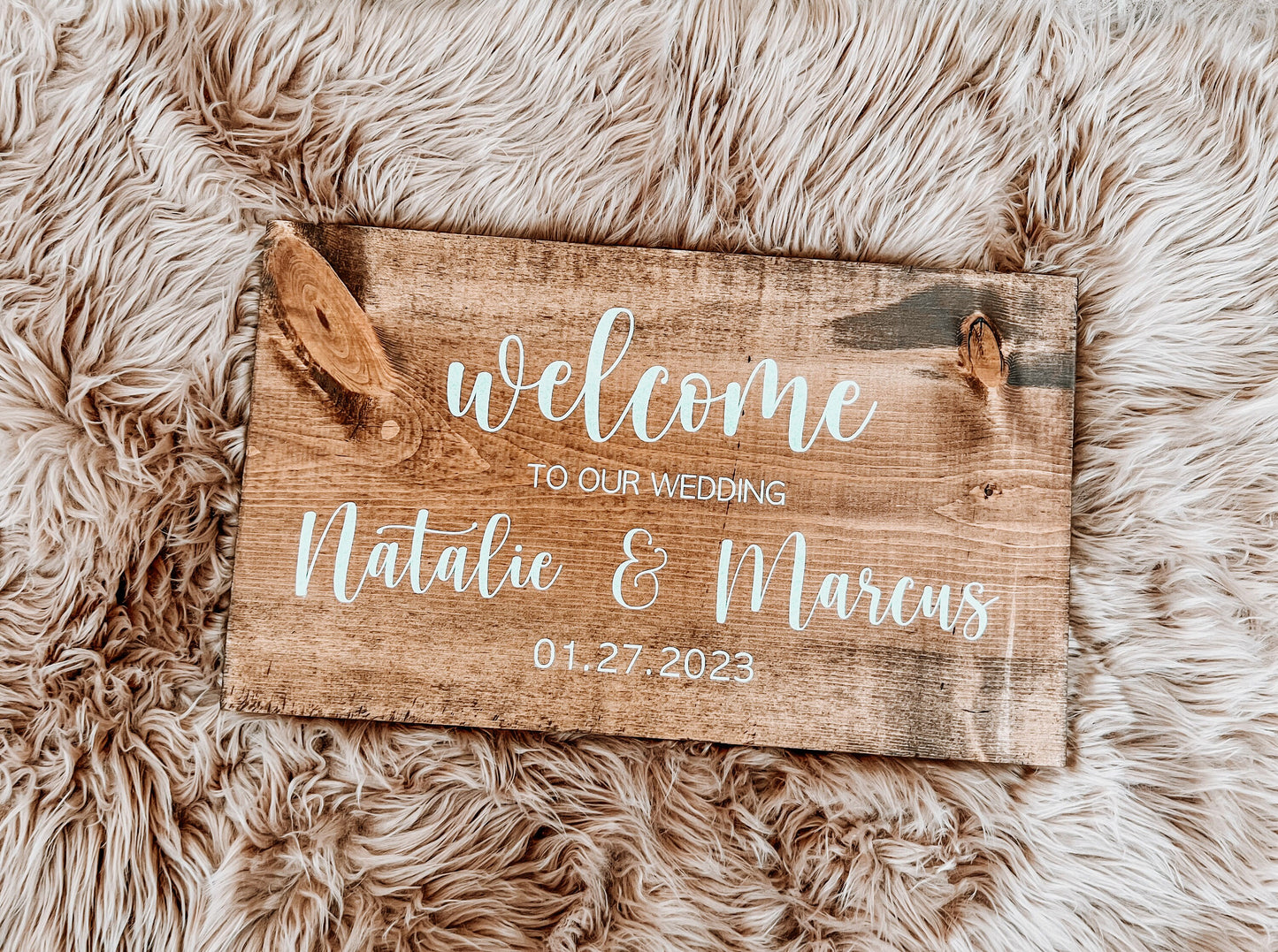 Welcome To Our Wedding Sign | Signature Cocktail Sign | Take A Seat and A Shot Sign | 3 Piece Wedding Sign Bundle