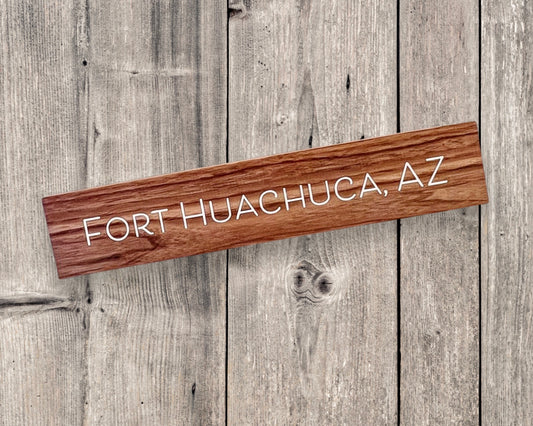 Additional Military Base Walnut Board for Home is Where the Military Sends Is Sign