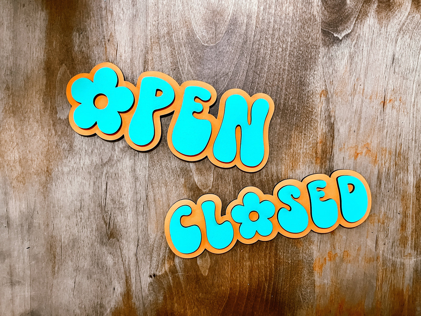 Groovy Kids Wooden Name Sign | Laser Cut 70’s Personalized Wooden Name